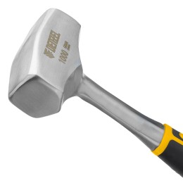 Denzel Кувалда 1 кг, цельнометаллическая, двухкомпонентная рукоятка 11011