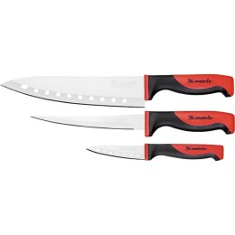 Matrix Набор ножей поварских Silver Teflon, тефл. покр, 200 мм, 160 мм, 80 мм, 3 шт Kitchen79148