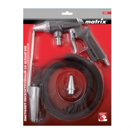 Matrix Пистолет пескоструйный со шлангом, пневматический 57328