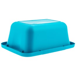 Palisad Таз пластмассовый прямоугольный 25 л, бирюзовый, Home 929935