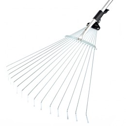 Palisad Грабли веерные стальные, 190 - 520 х 1200 - 1500 мм, 15 зубьев, раздвижные, стальной черенок, 6175655