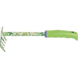 Palisad Грабли 5 - зубые, 85 х 310 мм, стальные, пластиковая рукоятка, Flower Green, 62039