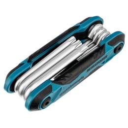 Gross Набор ключей имбусовых Tamper-Torx , складные, 8 шт, CrV 16413