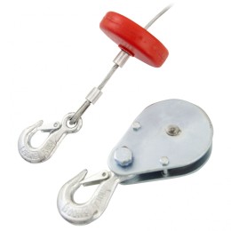 Denzel Тельфер электрический TF-500, 0.5 т, 1020 Вт, высота 12 м, 10 м/мин 52012