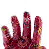 Перчатки садовые из полиэстера с нитрильным обливом, красные, S Palisad 67744