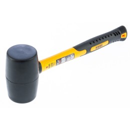 Denzel Киянка резиновая, 24 oz, черная резина, фибергласовая рукоятка// 7711193