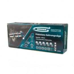 Gross Стусло прецизионное, двухплоскостное, пила 600 мм, две прижимные струбцины, ограничительный упор 22759