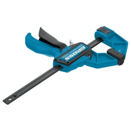 Gross Струбцина реечная, быстрозажимная, пистолетного типа, пошаговый механизм, пластиковый корпус, 150 мм 20700