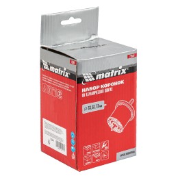 Matrix Набор коронок по керамической плитке, 33-67-73 мм, шестигранный хвостовик// 72841