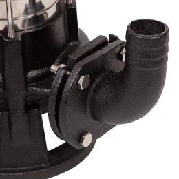 Denzel Фекальный насос FP1800-KS, 1800 Вт, напор 17 м, 26000 л/ч, нож-измельчитель 99806