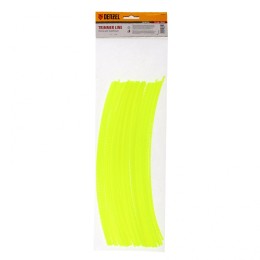 Denzel Леска для триммера, зубчатый квадрат нарезанная 3 мм х 30 см, 50 шт Flex cord 96104