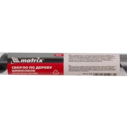 Matrix Сверло по дереву шнековое, 18 х 600 мм, шестигранный хвостовик 70175