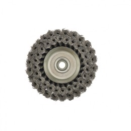 Matrix Щетка для УШМ, 125 мм, М14, "чашка", двухрядная, крученая проволока 0.35 мм 74678