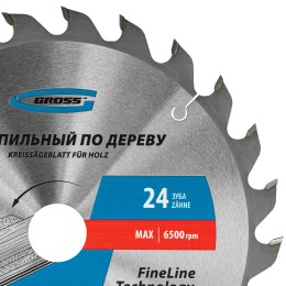 Gross Пильный диск по дереву 250 x 32/30 x 24Т 73335