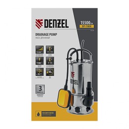 Denzel Дренажный насос DP1100X, 1100 Вт 97224
