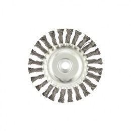 Matrix Щетка для УШМ 125 мм, М14, плоская, крученая проволока 0.8 мм 74644