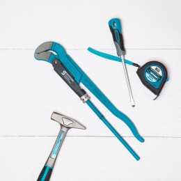 Gross Ключ трубный рычажный 1.5, №2, цельнокованый, CrV, тип "S" 15613