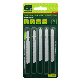 Сибртех Полотна для электролобзика по металлу, 5 шт, T118A, 50 х 1.2 мм 78237