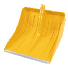 Сибртех Лопата для уборки снега пластиковая, желтая, 420 х 425 мм, без черенка, Россия, 61616