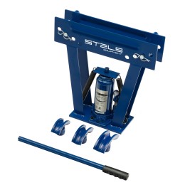 Stels Трубогиб гидравлический, 8 т, в комплекте с башмаками 1/2-1, пластиковый кейс, 18115