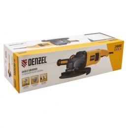 Denzel Машина шлифовальная угловая AG230-2400, 2400 Вт, 230 мм, 6000 об/мин 26915