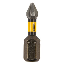 Denzel Бита IMPACT, PH1x25 мм, лазерная обработка шлица, сталь S2, 10 шт., Е 6,3 11684