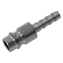 Stels Ниппель универсальный быстросъемный ("папа"), 1/4, со штуцером "елка" под шланг 6 мм, 2 шт, 57055