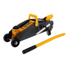 Denzel Домкрат гидравлический подкатной с фиксатором, 2 т, 130-330 мм, в кейсе 51154