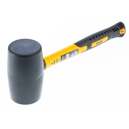 Denzel Киянка резиновая, 32 oz, черная резина, фибергласовая рукоятка// 7711194