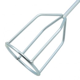 Denzel Миксер для гипсовых смесей, 100 х 590 мм, оцинкованный, шестигранный хвостовик 8 мм 848427