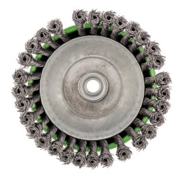 Сибртех Щетка для УШМ, 150 мм, М14, "чашка", крученая проволока 0.5 мм 746297