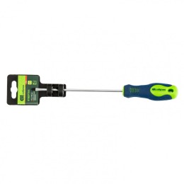 Сибртех Отвертка, SL4 х 150 мм, CrV, двухкомпонентная рукоятка 11863