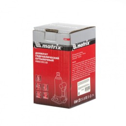 Matrix Домкрат гидравлический бутылочный, 2 т, h подъема 158-308 мм 50760