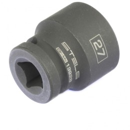 Stels Головка ударная шестигранная, 27 мм, 1/2, CrMo 13928