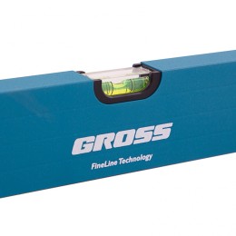 Gross Уровень алюминиевый, 1500 мм, усиленный с ударопрочными заглушками, рукоятки, 3 глазка 34335