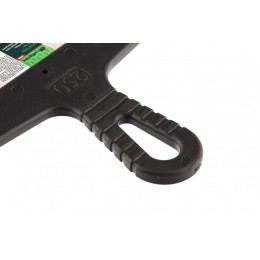 Сибртех Шпатель из нержавеющей стали, 250 мм, зуб 10 х 10 мм, пластмассовая ручка 85500