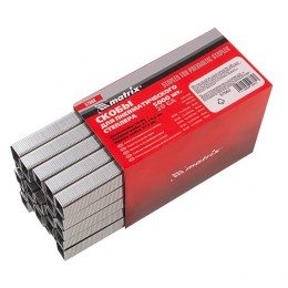 Matrix Скобы для пневматического степлера, 16 мм, ширина 1.2 мм, толщина 0.6 мм, ширина скобы 11.2 мм, 5000 шт 57660