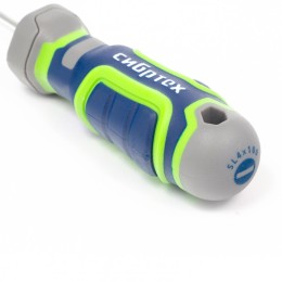 Сибртех Отвертка SL4 х 100 мм, CrV, четырехкомпонентная рукоятка 12262