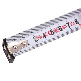 Denzel Рулетка 5м х 25мм, двухкомп. корпус, магнитный обрезиненный зацеп// 31532