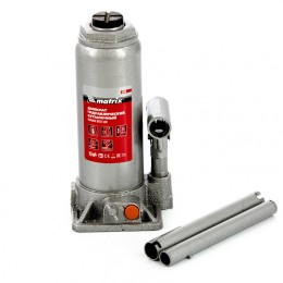 Matrix Домкрат гидравлический бутылочный, 8 т, h подъема 230-457 мм 50766