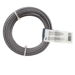 Сибртех Леска для триммера квадратная витая, армированная алюминием, 2.4 мм х 10 м, Россия 961995