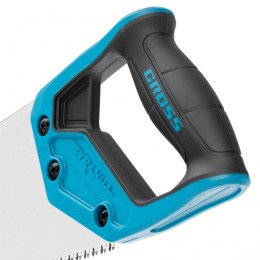 Gross Ножовка по дереву Piranha , 400 мм, 7-8 TPI, зуб-3D, каленый зуб, двухкомпонентная рукоятка 24109