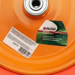 Palisad Колесо полиуретановое 4.80/4.00-8, длина оси 90 мм, подшипник 12 мм 68978