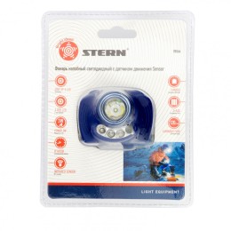Stern Фонарь наголовный Extreme, ABS, 3 режим, ИК сенсор, CREE XP-E Led 3Вт 120Лм + 2 reD, 8 ч, 3 х ААА 90566