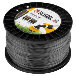 Denzel Леска для триммера двухкомпонентная звезда, 2,7мм х 202м, на DIN катушке EXTRA CORD 96814