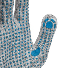 Sparta Перчатка трикотажные с ПВХ точкой, 5 пар в упаковке, БОПП-пакет, 7 класс// 67837