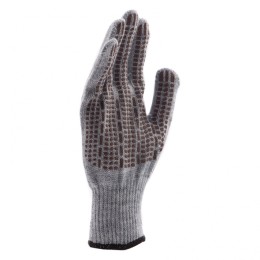 Сибртех Перчатки трикотажные, акрил, ПВХ гель, "Протектор", серое мулине, оверлок Россия 68664