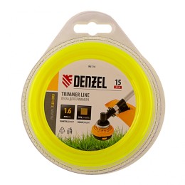 Denzel Леска для триммера квадрат 1.6 мм х 15 м, блистер Flex cord 96114
