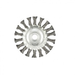 Matrix Щетка для УШМ 100 мм, М14, плоская, крученая проволока 0.5 мм 74639