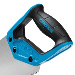 Gross Ножовка по дереву Piranha , 450 мм, 11-12 TPI, зуб-3D, каленый зуб, двухкомпонентная рукоятка 24103